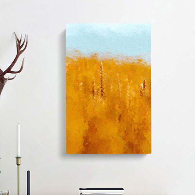 Wheatfield In Germany - Wrapped Canvas Painting