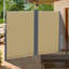 Auvent latéral rétractable manuel l 236,25 po x P 3,5 po beige-60039990-118914418