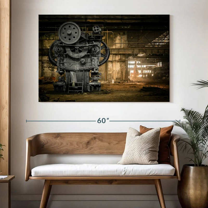 Lilie Abandoned Metallurgical Factory, 34" H x 51" W