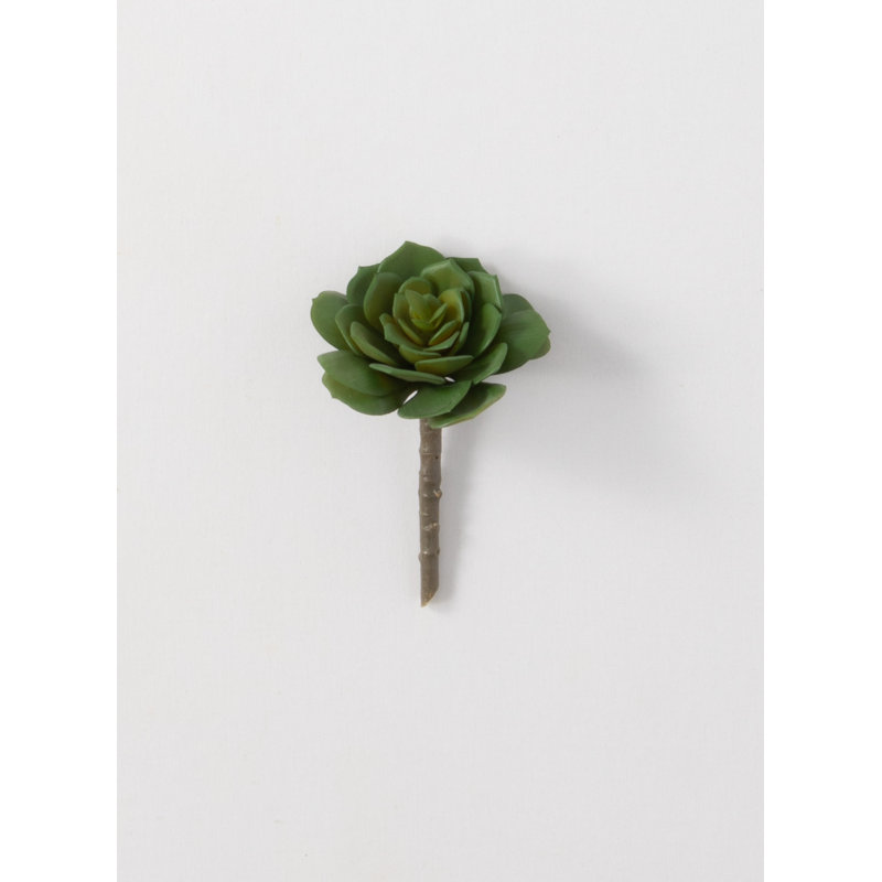 Faux Succulent, Dark Green