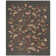 Coreatha Martha Stewart Hand Tufted Wool/Viscose Floral Rug in Francesca Black