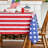 Hidayet Rectangle Patriotic Independence Day Polyester Tablecloth-2051267046