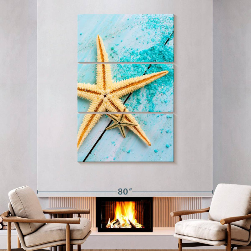 Aletra Starfish Pair, 74'' H x 48'' W