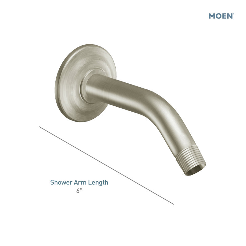 Icon Acc Premium Shower Arm, Brushed Nickel