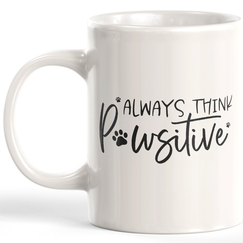 Grande tasse à café de Always think, 11 oz, Céramique