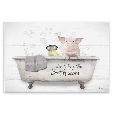 «Don't Hog Bathroom» par Lori Deiter