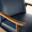 Fauteuil inclinable à accoudoirs en bois-424865038