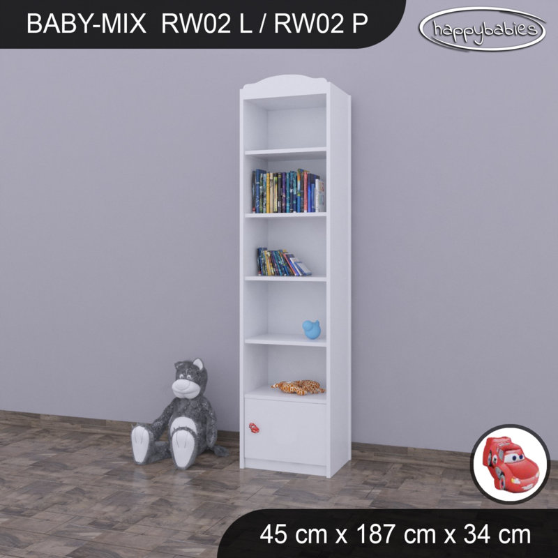 187cm H X 45cm W Kids Cube, White