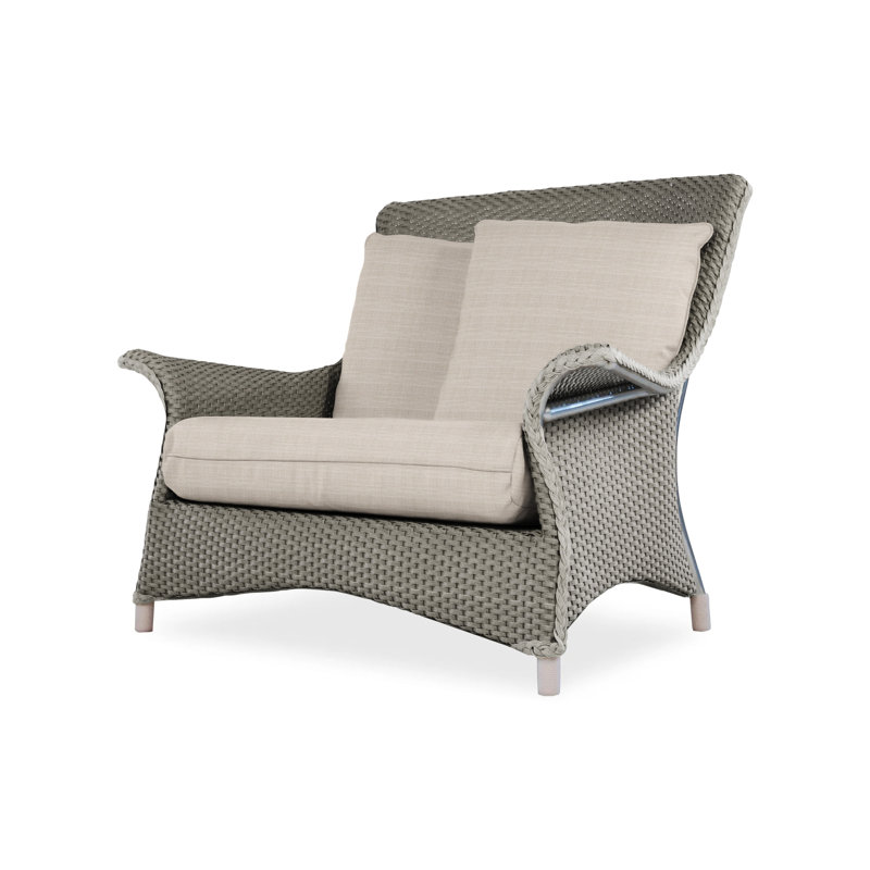 Mandalay Outdoor Lounge Chair, Decorline Natural, Mink