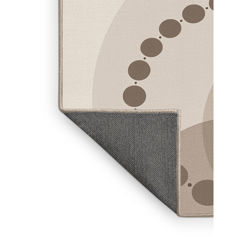 Tapis beige moelleux moelleux et minimaliste Edgemont, 8x12