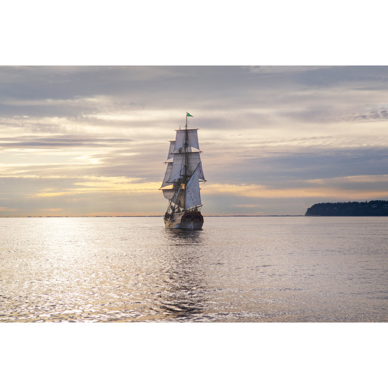 " Lady Washington III ", No, 24" H x 36" W x 1.25" D, Black Framed Canvas
