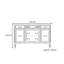 Buffet américain de style minimaliste rétro