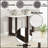 Edwyn White Natural Marble Top & Espresso Finish Sofa Table, Durable and Stylish for Modern Interiors