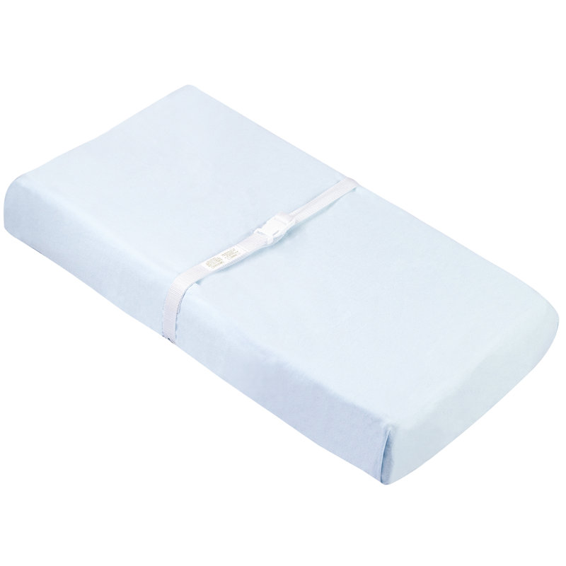 Shellman Cotton 33'' L Changing Pad Cover, Blue