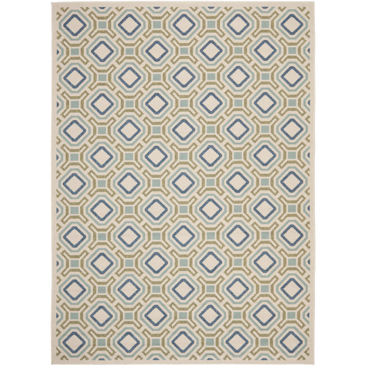 Liutulf Performance Geometric Indoor/Outdoor Area Rug