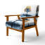 Chaise rembourrée Tree - Fauteuil Abstract Tree Reflection II-2046702827