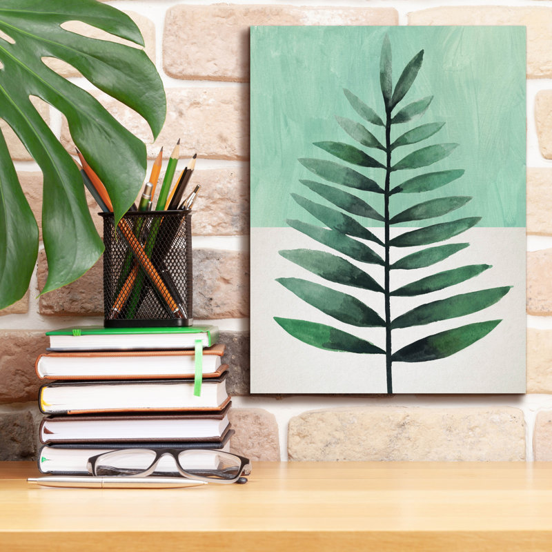 Toile épique Graffiti «Verging Palm 2» par Annie Warren, 12 po x 16 po, H 16 po x l 12 po