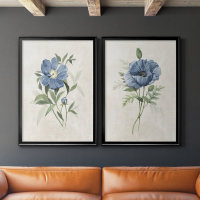 " Farmhouse Periwinkle III " 2 - Pieces