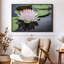 Floral et botanique «Lotus rose blanc»-101780695