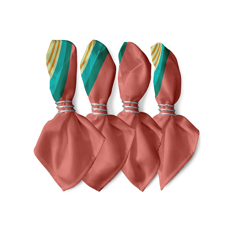 Serviette Zearing, Mauve foncé