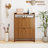 16 Pair Shoe Storage Cabinet For Entryway With 2 Flip Drawers, Narrow Shoe Rack Cabinet With Open Storage