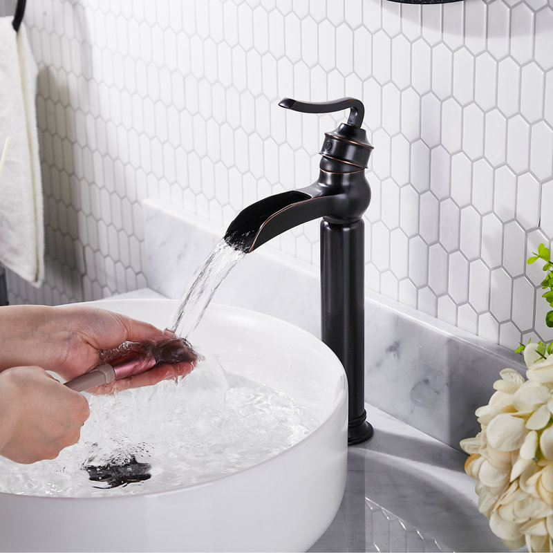 Waterfall Tap with Waste, Oil-rubbed Bronze