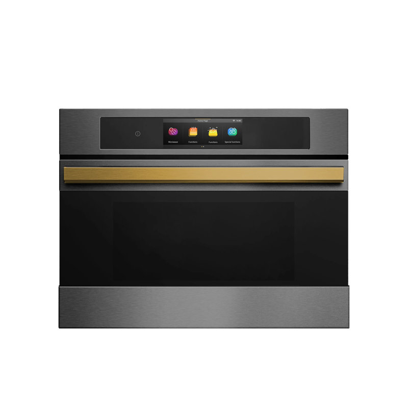 Micro-ondes à tiroir intelligent 24 pouces, édition ORION, Black