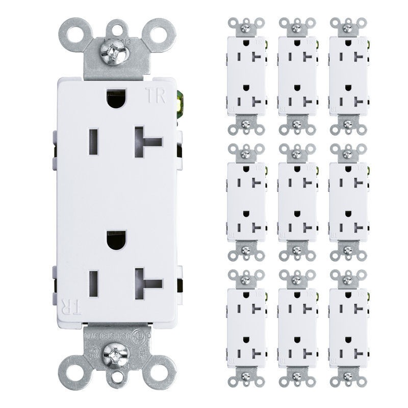 20 Tamper Resistant Duplex Outlet