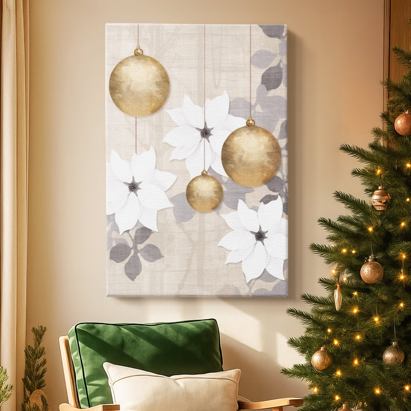 Toile tendue avec châssis Frostlit, H 27 po x l 18 po