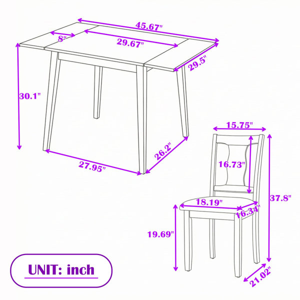 Dimensions du produit