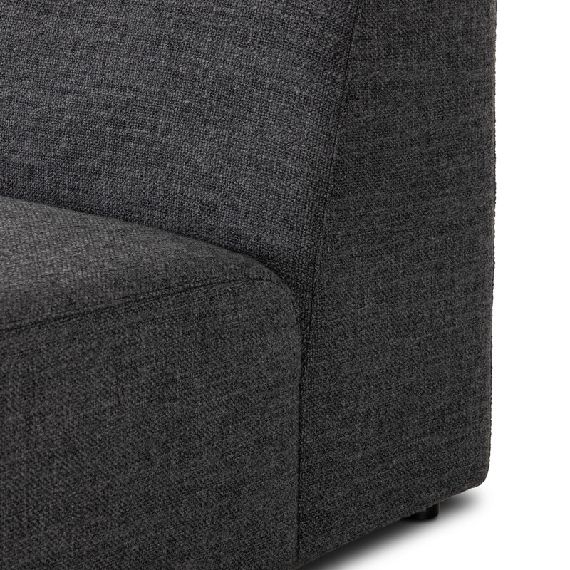 Lawndale Armless PC-Saxon Charcoal