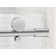 Vinesse 57" W x 76" H Frameless Shower Door