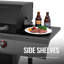 Barbecue au gaz propane liquide à 4 brûleurs avec tablettes latérales Royal Gourmet, noir