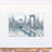 " Soft Blue Bridge " Painting Print