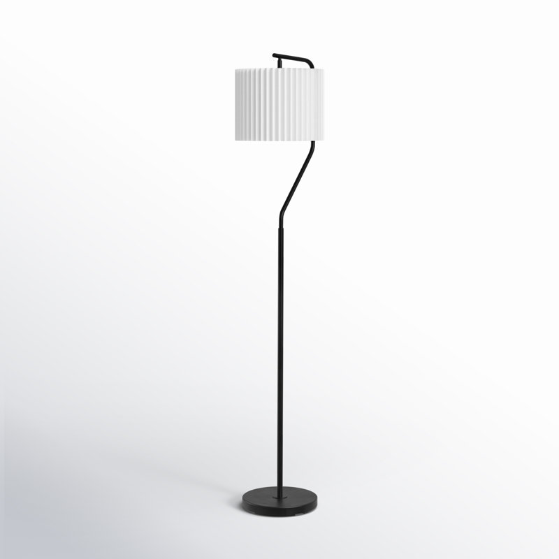 Bedivere 60'' Traditional Floor Lamp, Black