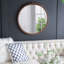 Miroir rond manufacturé