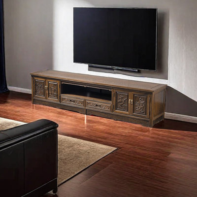 Chinese chicken-wing wood TV cabinet TV Stand for TVs up to 75"
