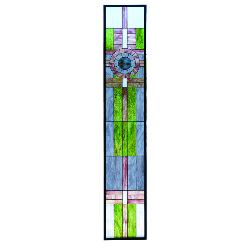 15.25"w X 83.75"h Maxfield Parrish Custom Stained Glass Window
