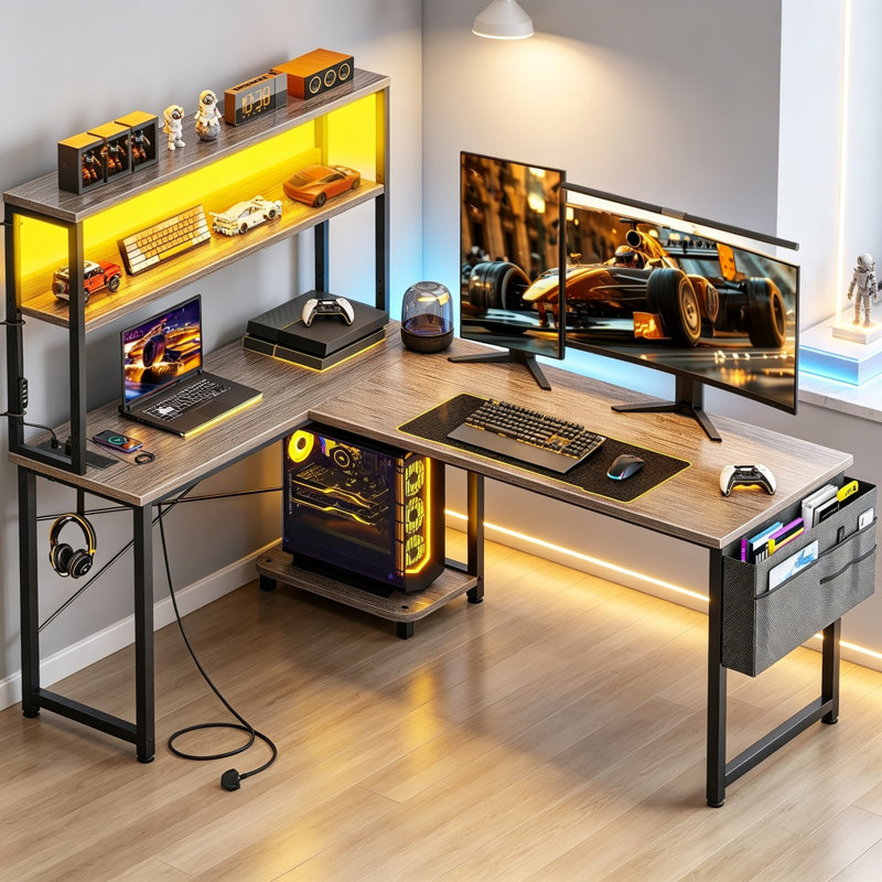 L-Shaped Computer Desk