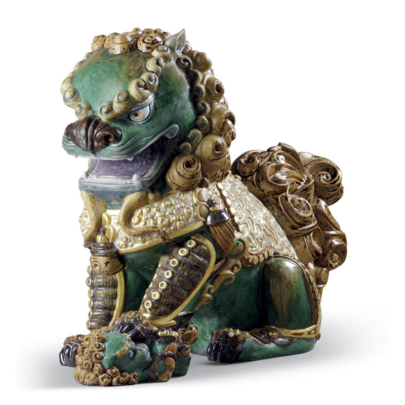 Figurine de lion oriental