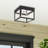 8'' W 2 - Bulb Outdoor Semi Flush Mount-61922160