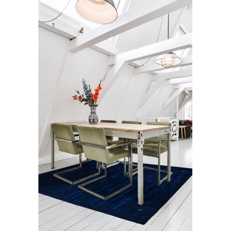 Kashkuli Gabbeh Navy Rug 5'4" x 7'7"