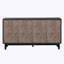 Buffet avec buffet et armoire de rangement avec crédence et pieds en bois massif-710314613