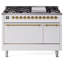 ILVE Nostalgie II 48 in Dual Fuel Range, 8 Burner, Griddle-1218237286-1218237312