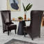 Fauteuil à oreilles rembourré à haut dossier-129224497