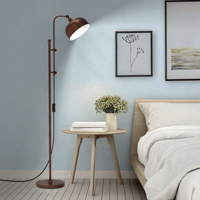 166cm Bronzed Task Floor Lamp