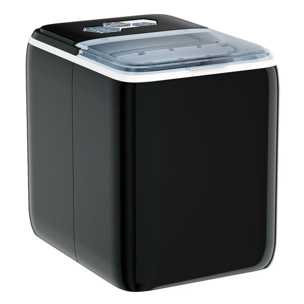 Portable Ice Maker with Self Cleaning - 44Lbs/24H, Black