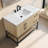 Cherita 42" Single Bathroom Vanity With Engineered Stone Top