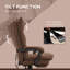 Fauteuil de bureau de massage Executive avec 6 points de vibration, fauteuil de bureau d'ordinateur en microfibre, fauteuil inclinable chauffant avec repose-pieds, accoudoir, double rembourrage