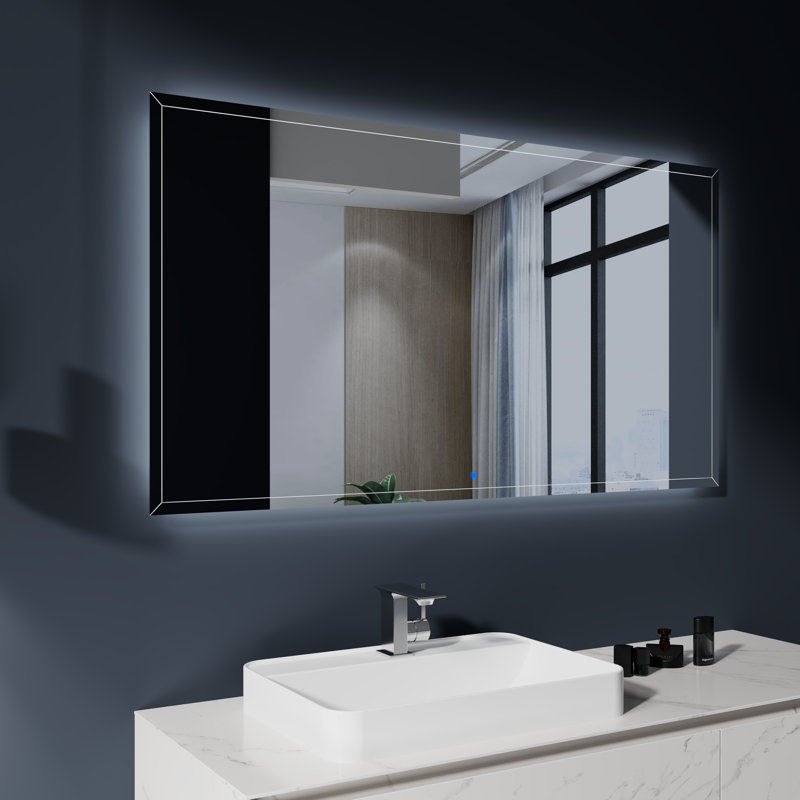 Miroir de salle de bain Angela, 30 po x 70,9 po